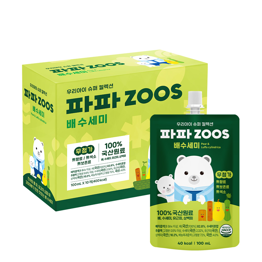 파파주스 배수세미 100ml x 10포/BOX