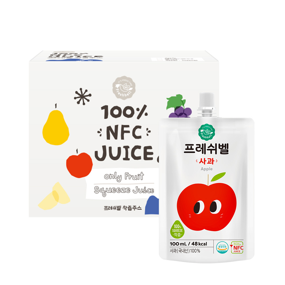 프레쉬벨 사과 100ml * 20포/BOX