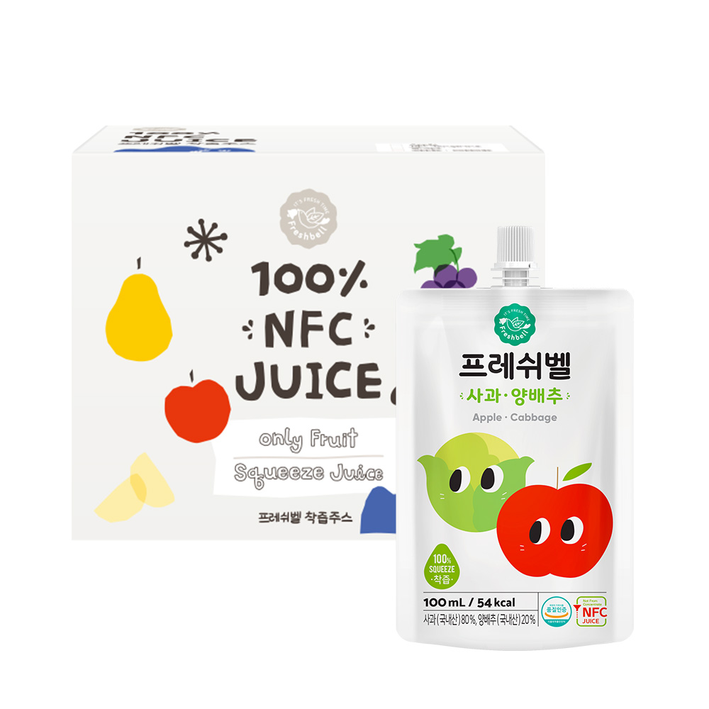 프레쉬벨 사과양배추 100ml * 20포/BOX